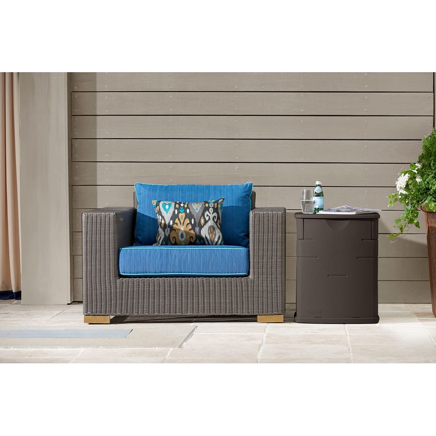 Small Resin Outdoor Storage De - مراجعة Gardening Tools Box وسعره