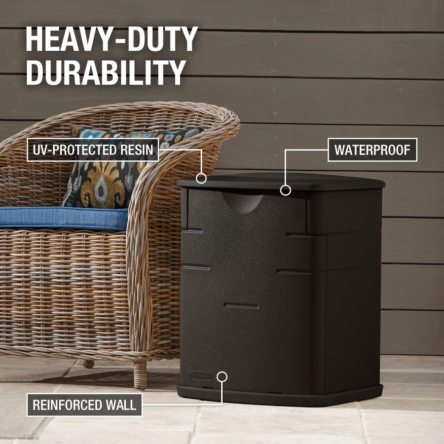 Small Resin Outdoor Storage De - مراجعة Gardening Tools Box وسعره