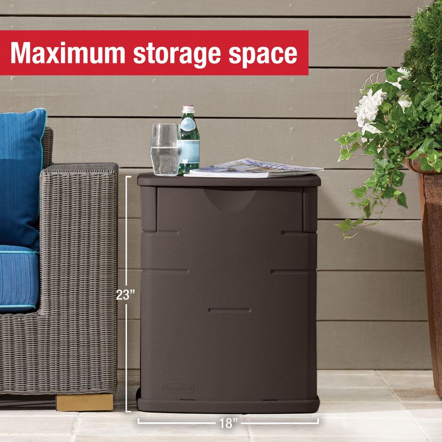 Small Resin Outdoor Storage De - مراجعة Gardening Tools Box وسعره