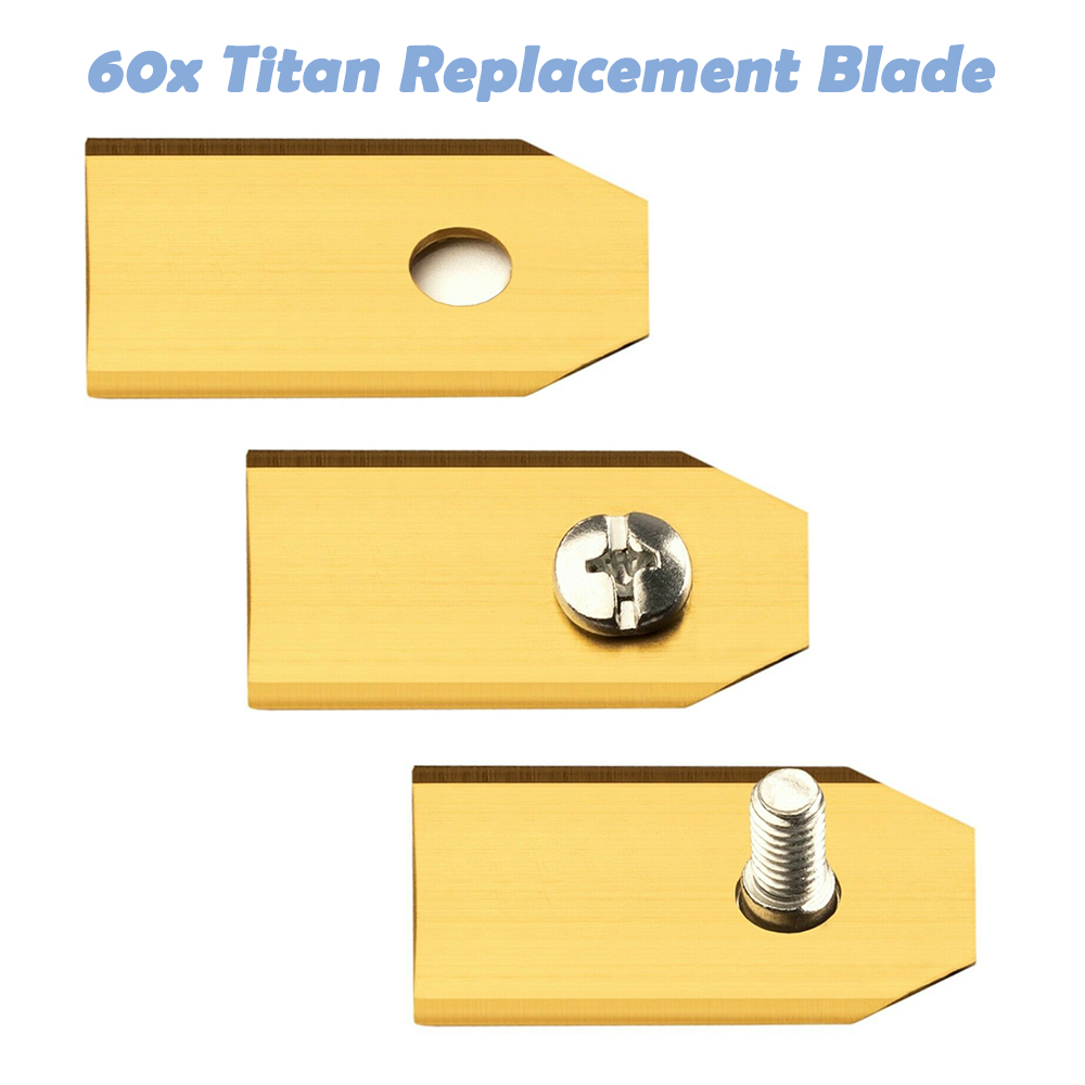 60Pcs Replacement Blades For L - مراجعة Gardening Tools Yellow وسعره