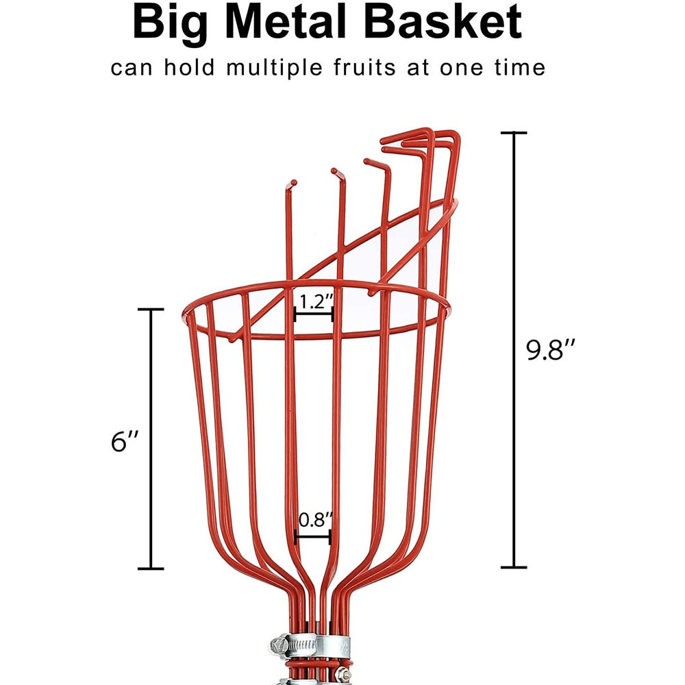 260cm Fruit Picker, Adjustable - مراجعة Gardening Tools Hand وسعره