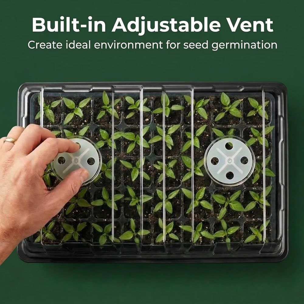 10-Set Garden Propagator Set,  - مراجعة Propagation Tray Dome وسعره